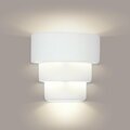 A19 Lighting Santa Cruz E26 Base Dimmable LED Wall Sconce, Bisque 1404-1LEDE26